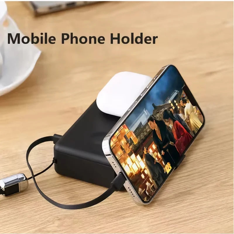 65W GaN 6-in-1 Power Bank with Qi2.2 25W Magnetic Wireless Charging for iPhone, Apple Watch & Laptop