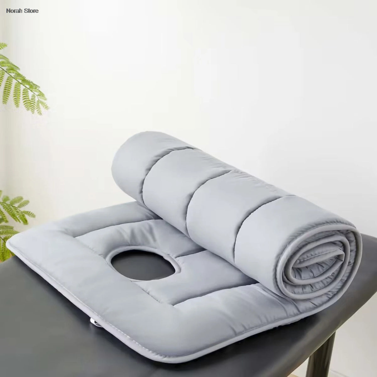 Beauty Salon Massage Bed Mattress Pad – Thickened Anti-Slip Cushion with Face Hole for Spa & Hospital