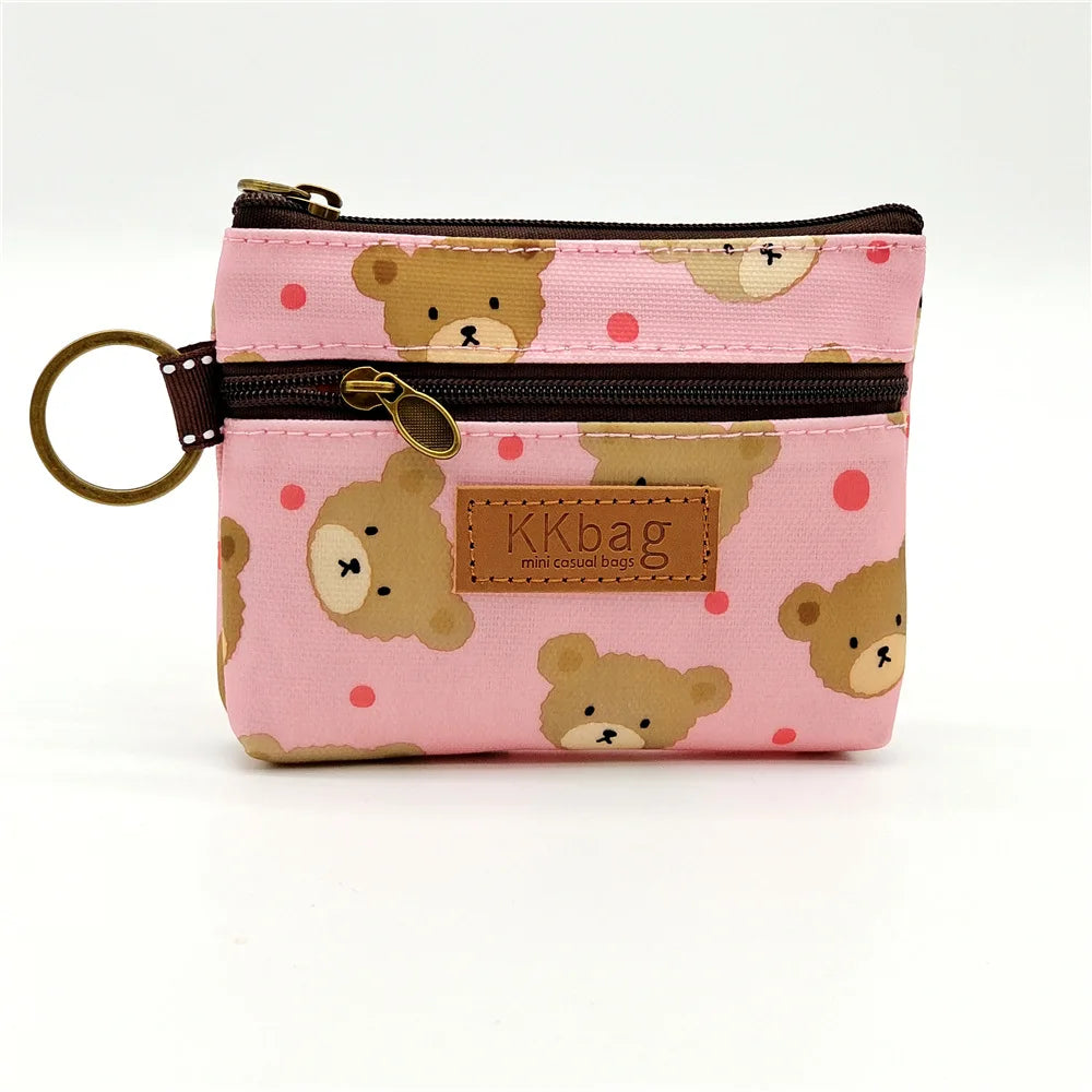 Cute Animal Coin Purse – Kawaii Zipper Wallet & Card Holder for Women, Girls & Students