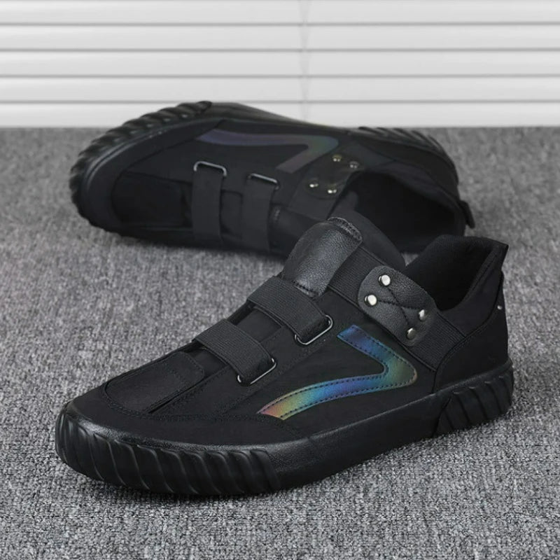 Men's High-Top Casual Leather Loafers — Trend Comfort