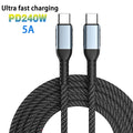USB-C Ultra Fast Charge Cable with E-Marker Chip – PD 240W/100W/60W, 1m to 2m, 3 Colors