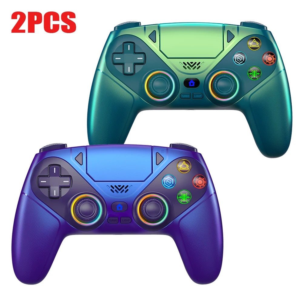Wireless PS5 Controller – Turbo, Hall Trigger, Touchpad, Vibration & Bluetooth Gamepad