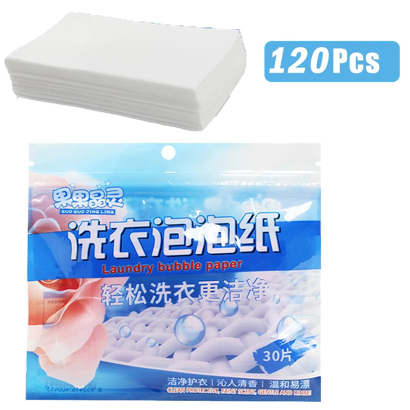 Laundry Anywhere, Anytime — Portable Concentrated Laundry Tablets | 30/60/90/120 Count, Pink & White, Travel-Ready, Long-Lasting Scent