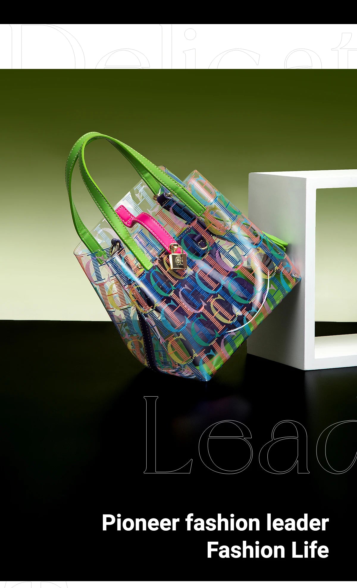 CH Transparent Luxury Shoulder Bag – Creative Personalized Fashion Design Handbag for Women 2026