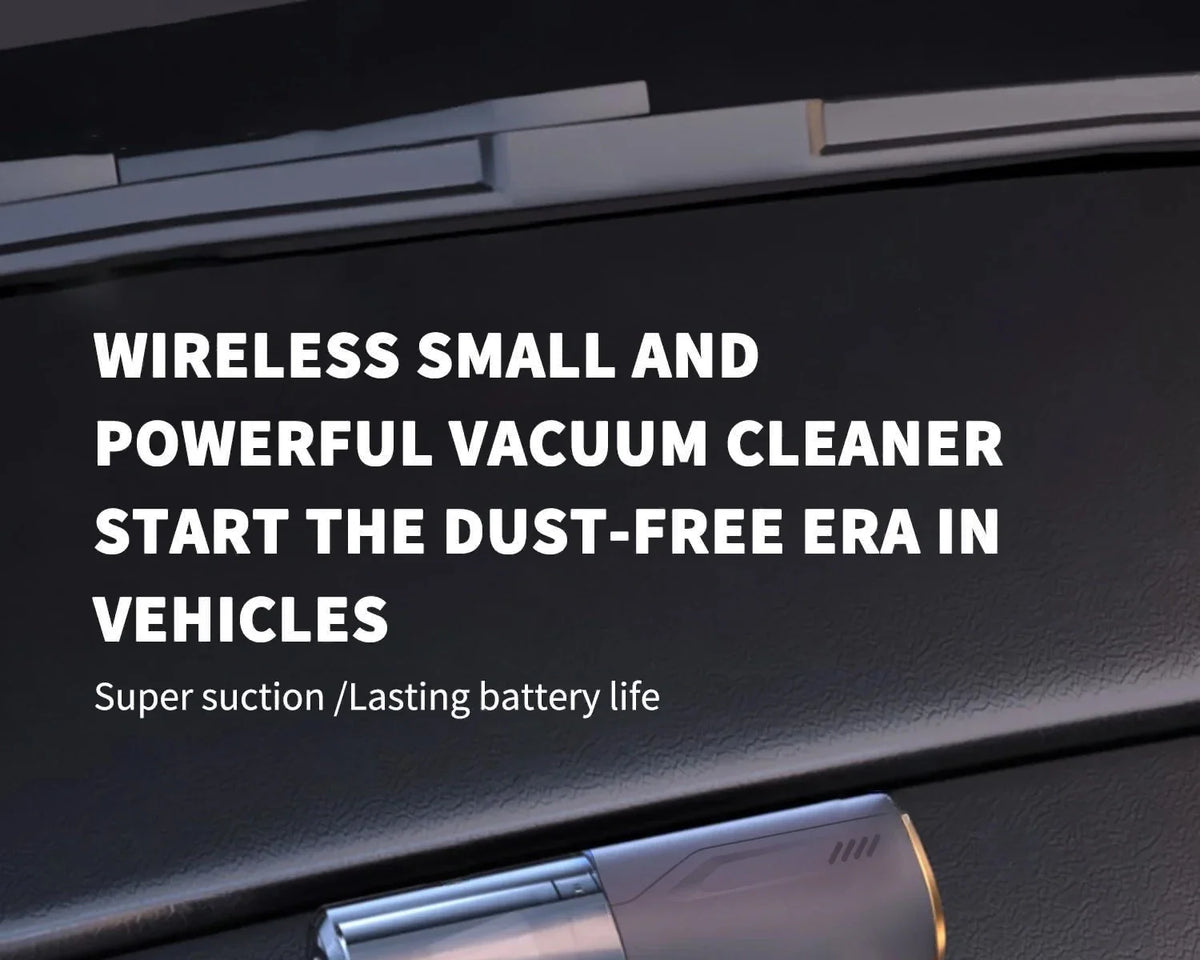 Cordless Car Vacuum & Blower – HEPA Filter, Basic & Pro