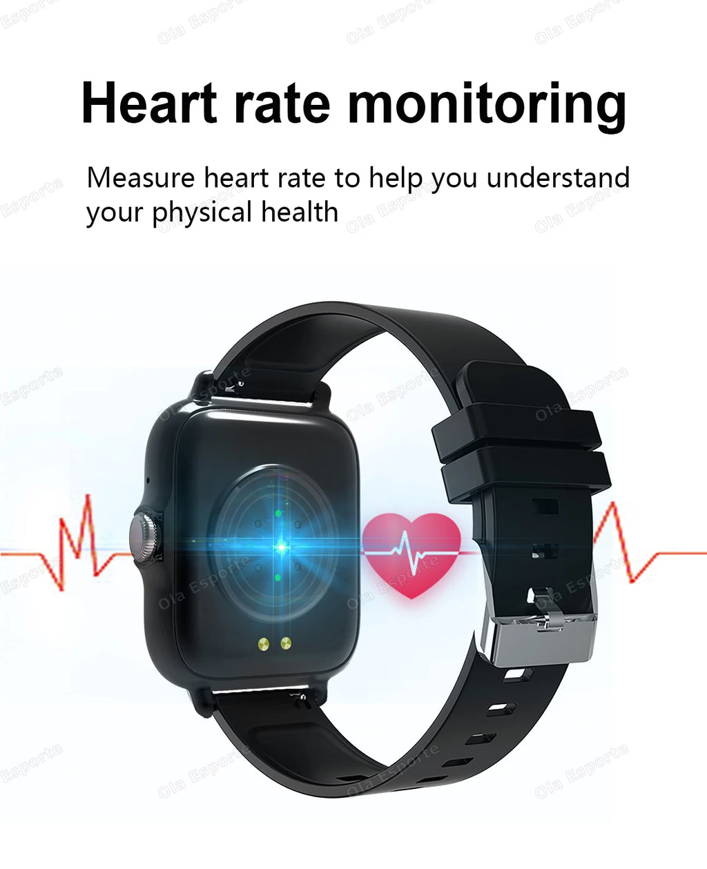 Smart Watch 2.01" HD Display | Answer Calls Sport Modes DIY Dial Weather Forecast Smartwatch