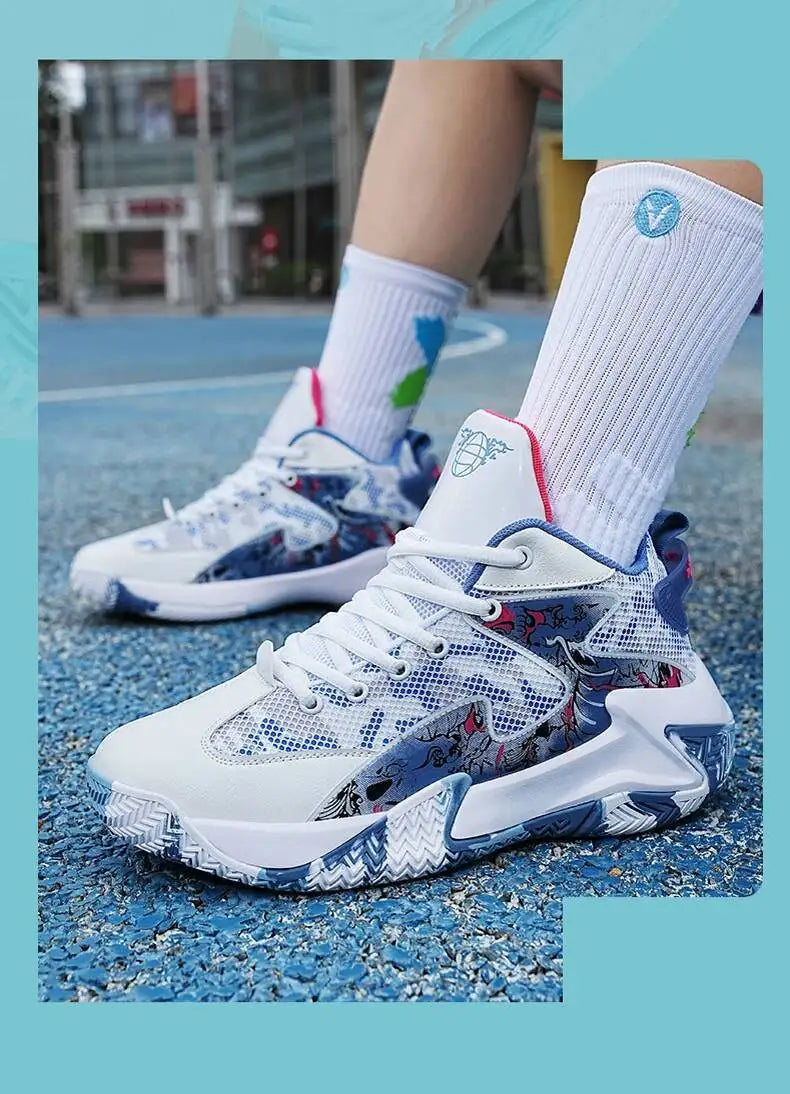 Women's Non-Slip Basketball Sneakers – Lightweight Casual Tennis Shoes