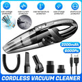 Cordless Handheld Car Vacuum — 6000Pa Wet & Dry Portable Vacuum with HEPA Filter