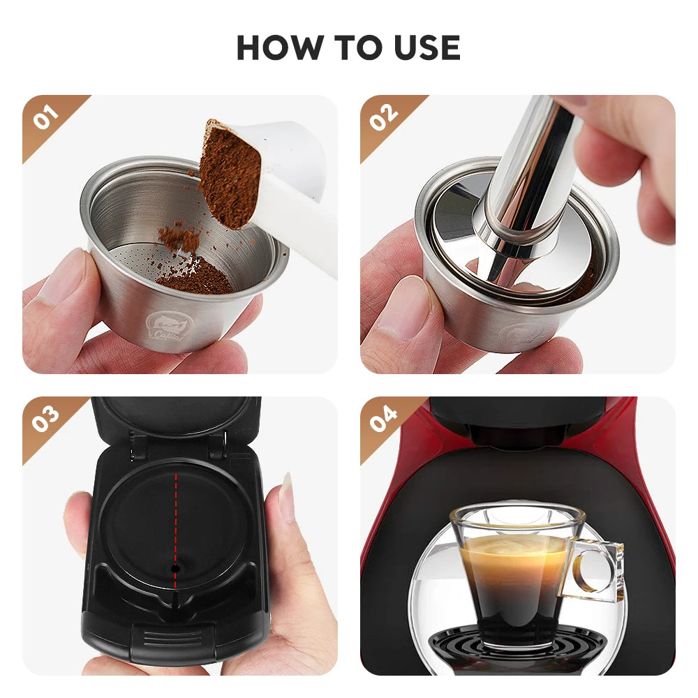 Reusable Coffee Capsule for Dolce Gusto Machines