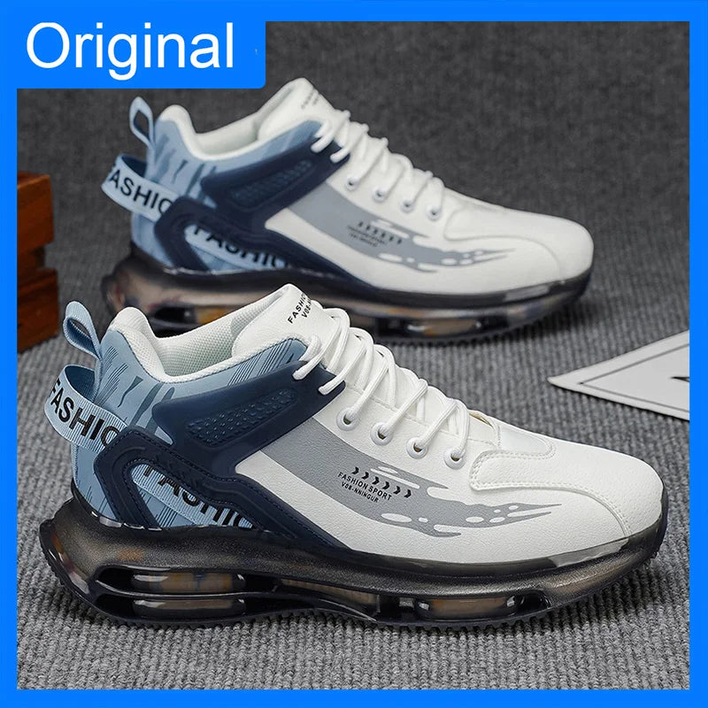 Men's Thick Sole Non-Slip Outdoor Jogging Shoes – Breathable Leisure Sneakers