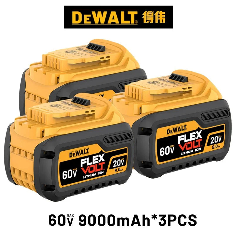 DeWALT 20V/60V MAX FlexVolt Battery – 6Ah & 9Ah Replacement for DCB606 DCB205 DCB206 Power Tools