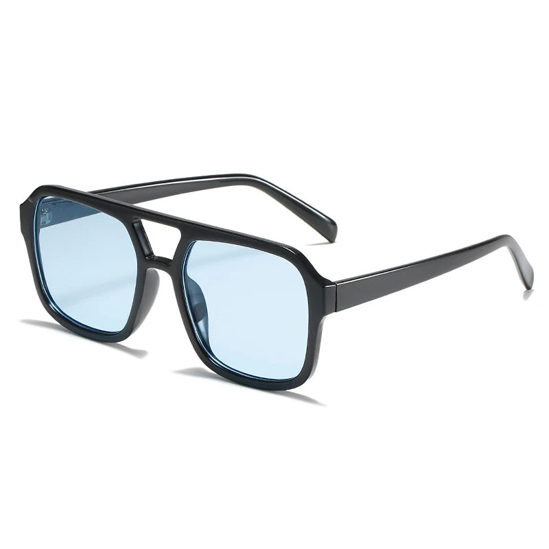 Women's Vintage Square Retro Sunglasses | Candy Colors Mirror Fashion Eyewear