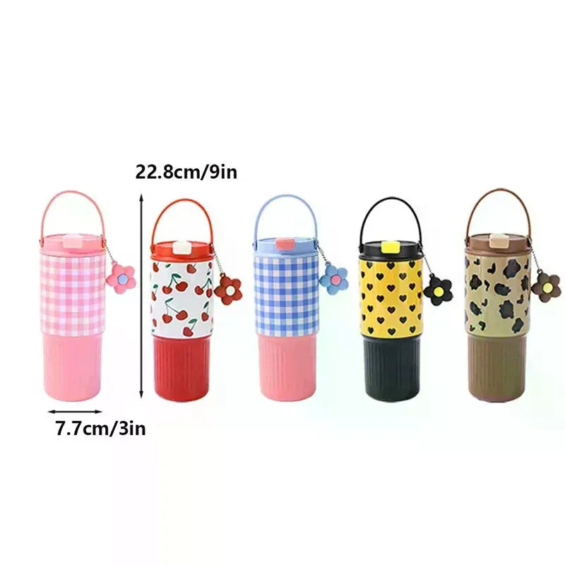 750ml 316 SS Vacuum Thermos Tumbler – Hot & Cold, Leakproof, Car Cup Holder Fit, Gift for Women, 6 Colors