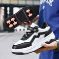 6-Wheel Children's Roller Skate Shoes – 2-in-1 Detachable Wheel Skating Parkour Racing Sneaker