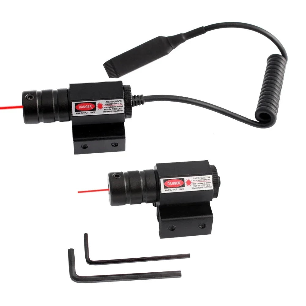 Mini Red Dot Laser Sight – Adjustable 635-655nm with 11mm/20mm Rail Mount
