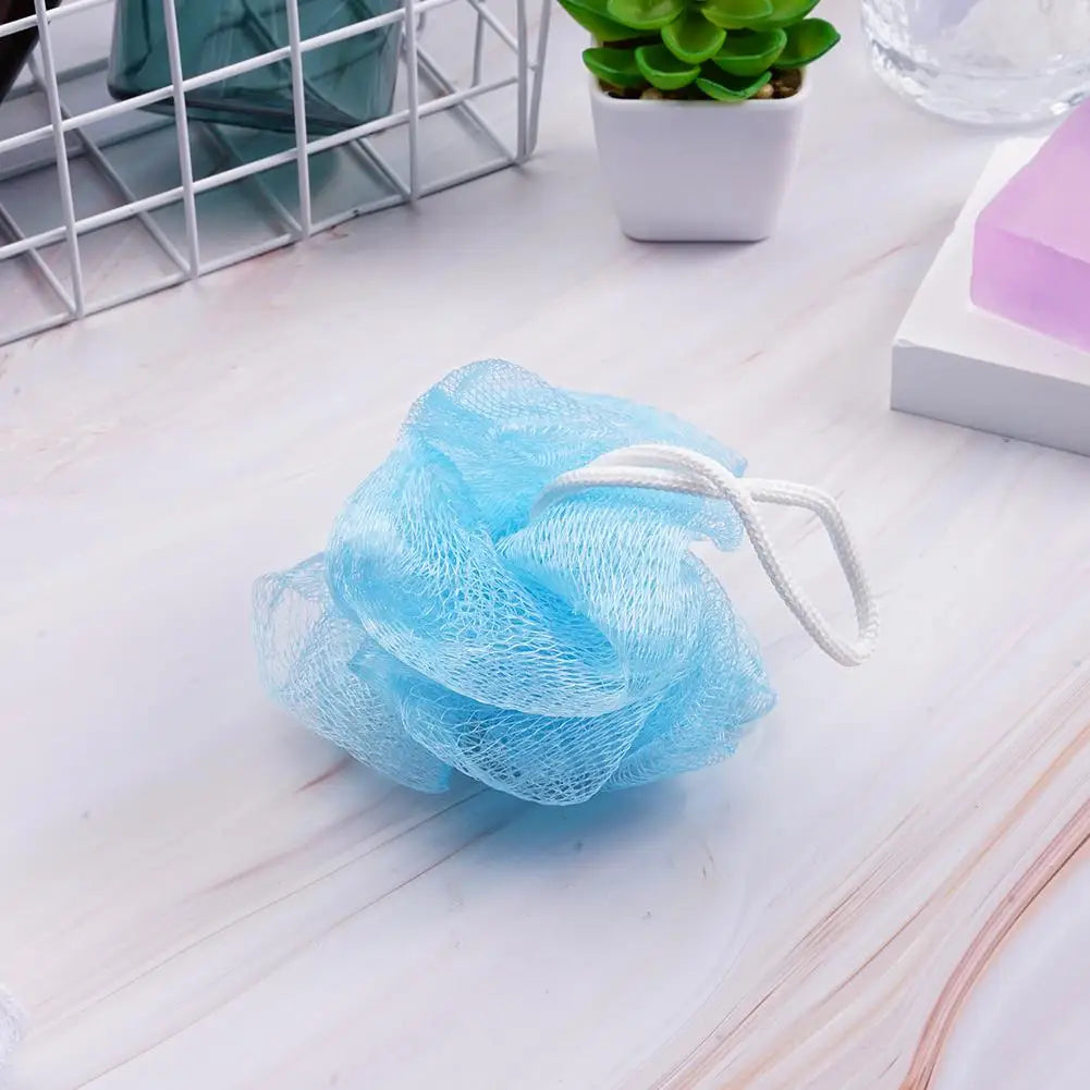 Soft Mesh Foaming Bath Sponge Ball – Exfoliating Body Scrubber & Skin Cleaner