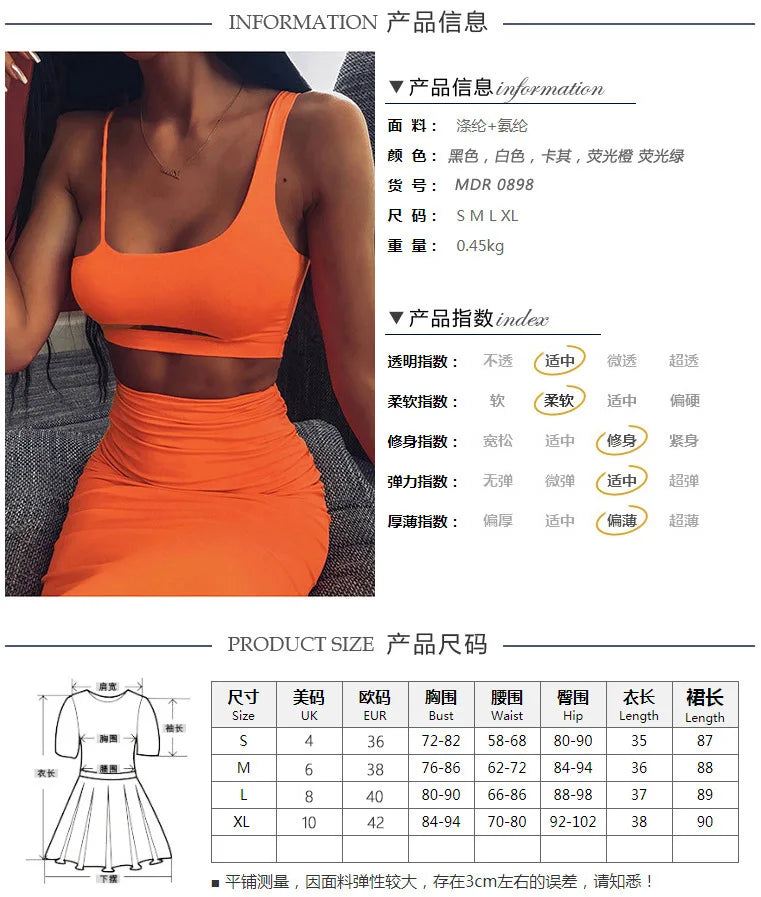 Sexy Pleated Hollow-Out Two-Piece Dress — Elegant Long Night Party Dress