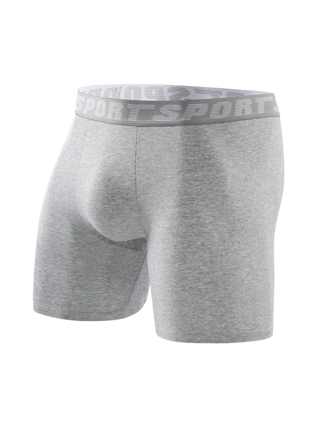 Men's Long-Leg Stretch Boxer Briefs, 8-Pack