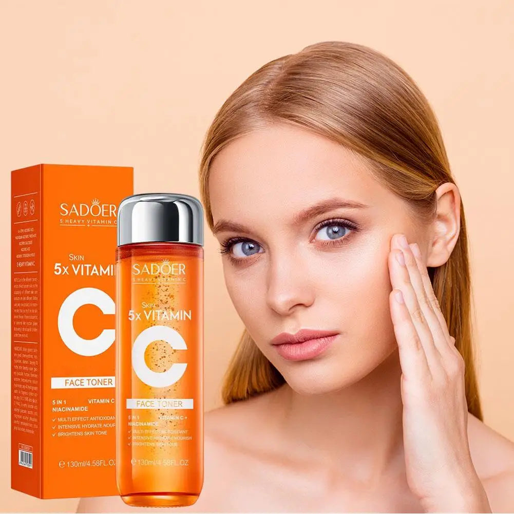 Vitamin C Firming & Lifting Skincare Set – Brightening Serum, Toner & Face Cream