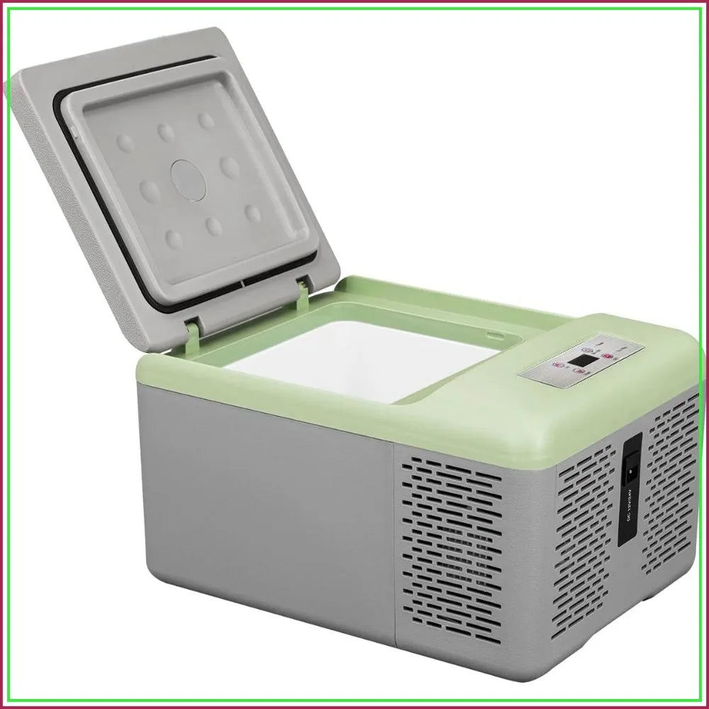 10 Quart Portable Freezer — 12V Car Refrigerator Fast Cooling -20°C to 20°C for Camping, RV, Truck & Boat