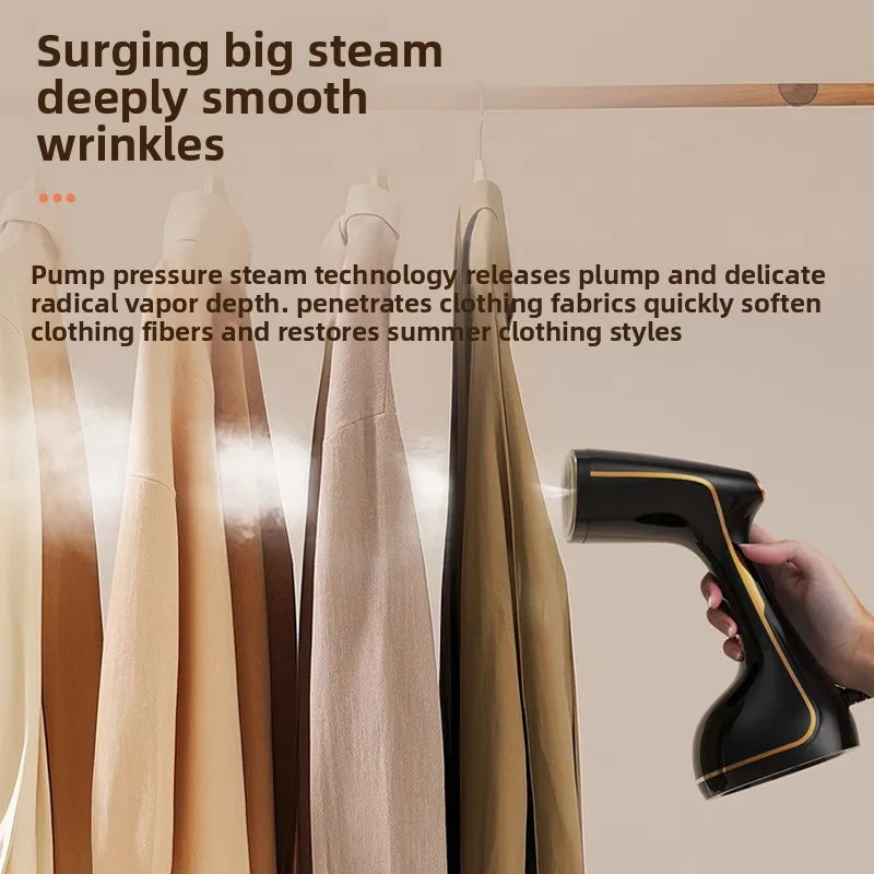 Portable Handheld Garment Steamer & Travel Iron