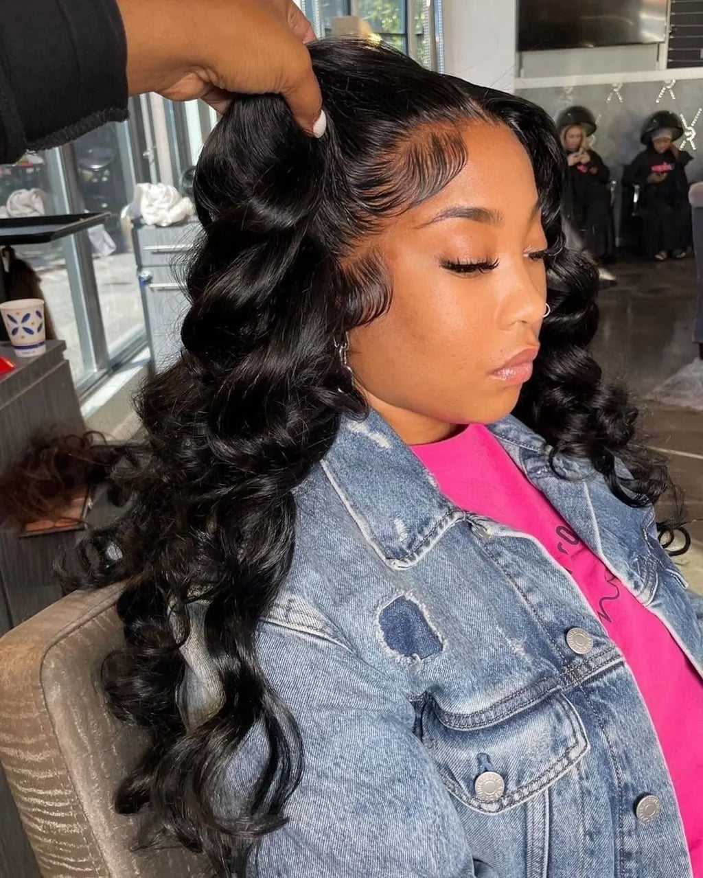 40 Inch Loose Deep Wave Lace Front Human Hair Wig Brazilian Nature Wave Curly Wigs Human Hair 13x6 HD Lace Frontal Wig For Women