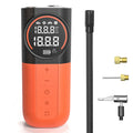 Portable Tire Inflator with Built-In Hose and Storage