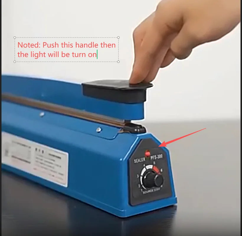 Electric Heat Sealer — Hand Press Vacuum Bag Sealing Machine for Food & Packaging