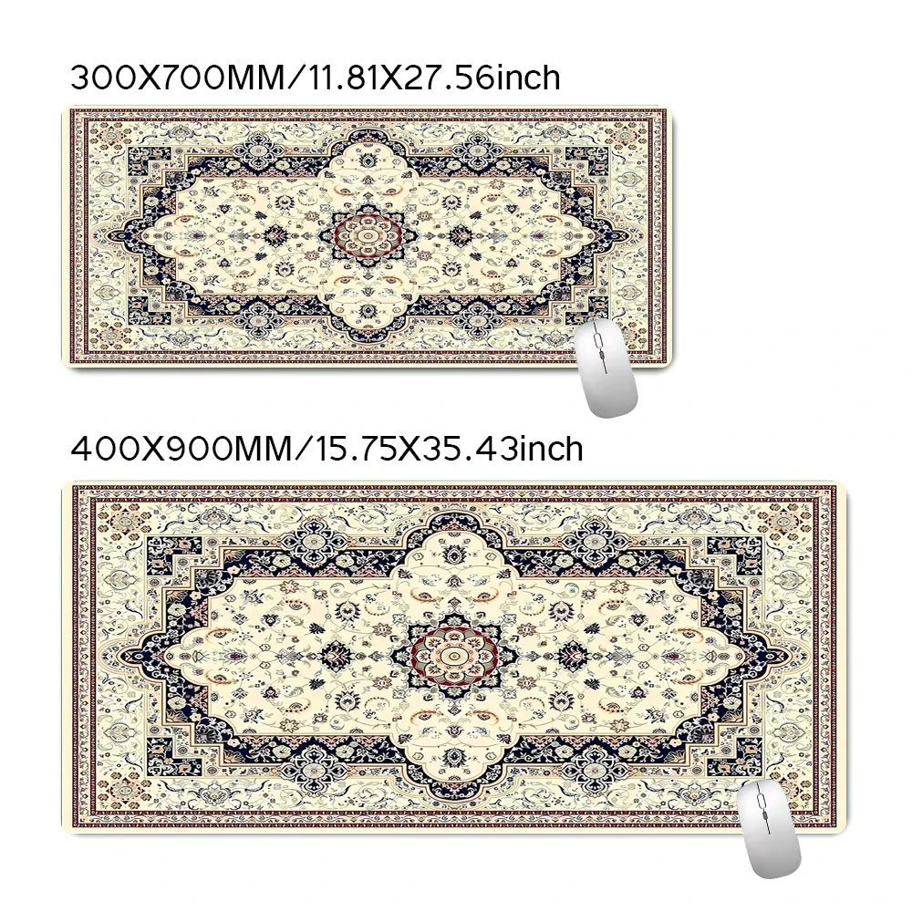 Persian Rug XXL Gaming Mouse Pad — Large Vintage-Style Desk Mat