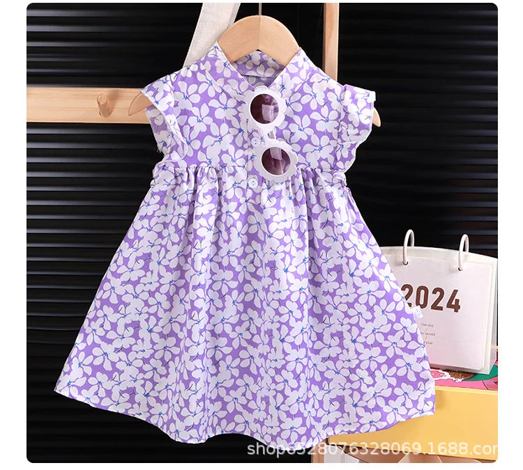 Baby Girls A-Line Beach Dress — Soft Breathable Holiday Dress (2025)