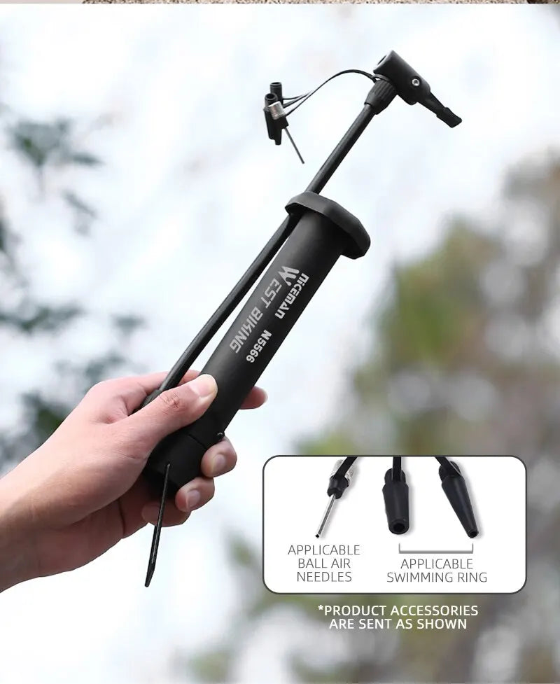 WEST BIKING Manual Bike Tire Pump for Schrader Valves