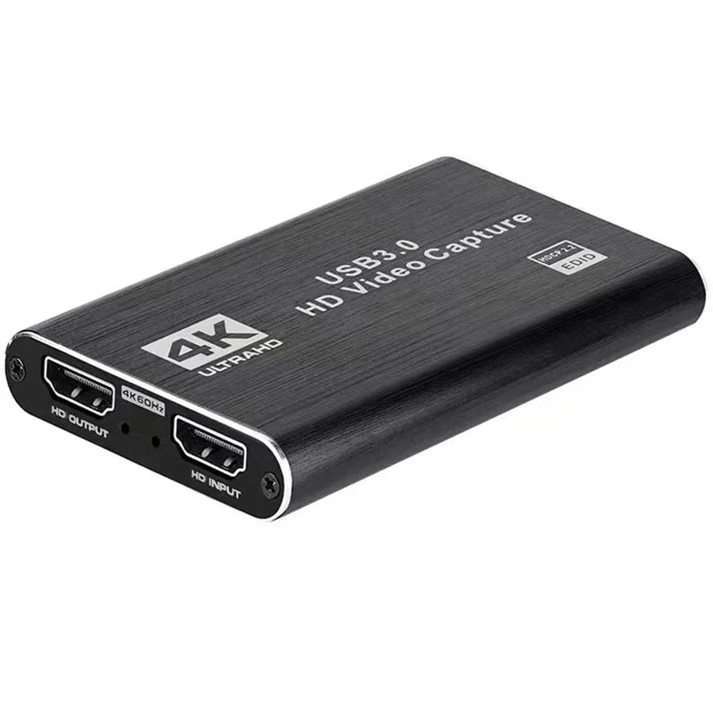 4K USB 3.0 Video Capture Card – 1080P 60Hz, HDMI Input, OBS Compatible, PS4 & Game Recording
