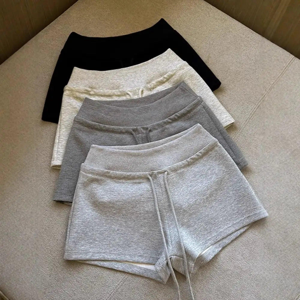 Women's Drawstring High Waist Shorts | Slim Fit Casual Summer Pajama Pants