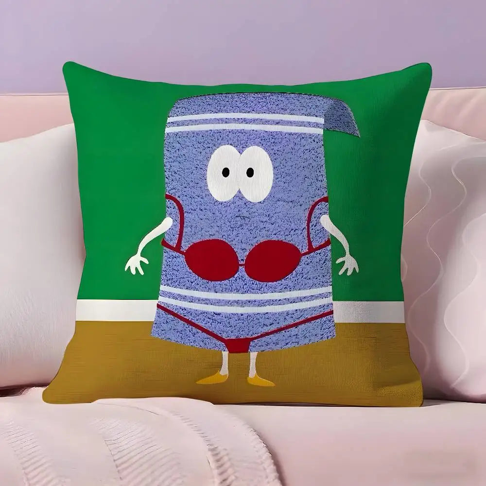 South Park Towelie Pillow Case – Ultra Soft Skin-Friendly Fabric, Concealed Zipper
