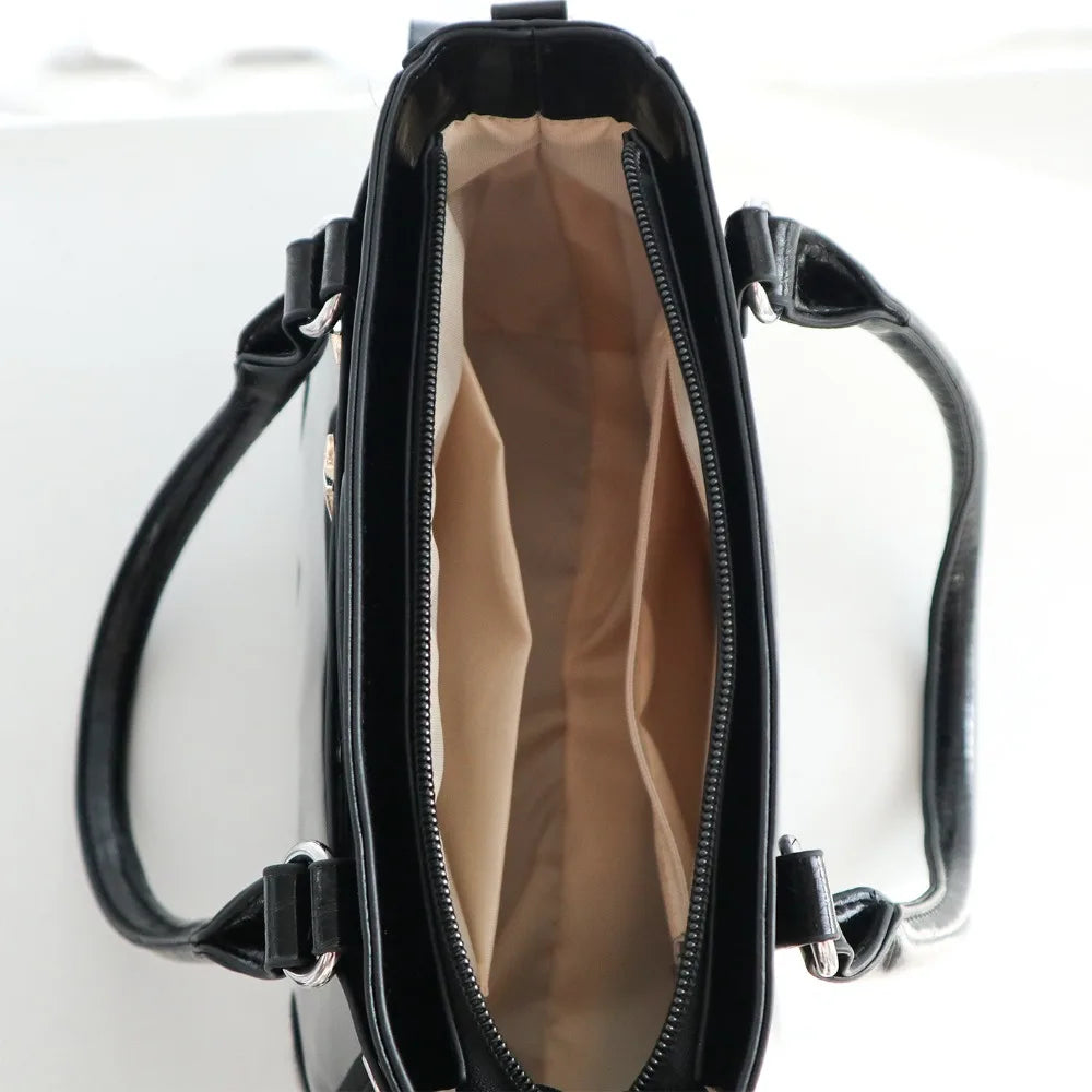 Miyagawa Transparent Rivet PU Tote Bag – Multi-Function Crossbody Shoulder Handbag for Women