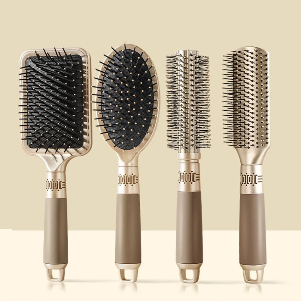 KLINA Air Cushion Scalp Massage Comb – Anti-Static Detangler for Salon & Home