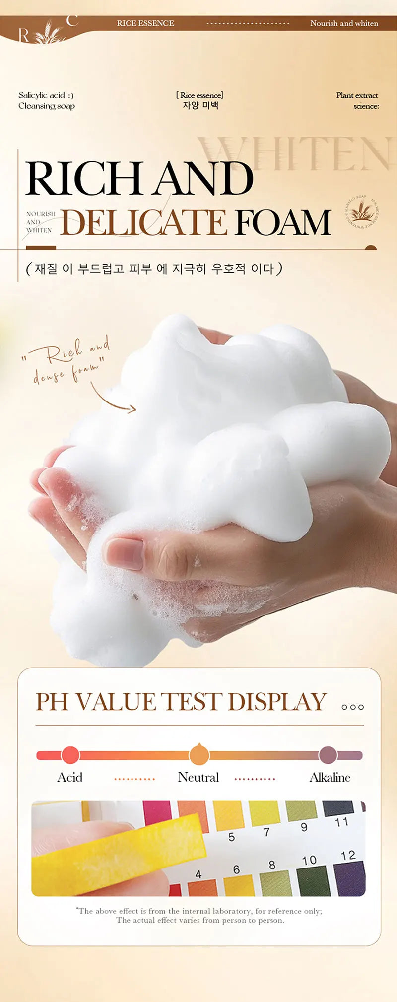 Rice Soap with Rice Extract, Salicylic Acid & Niacinamide – Deep Cleansing Whitening & Purifying Bar