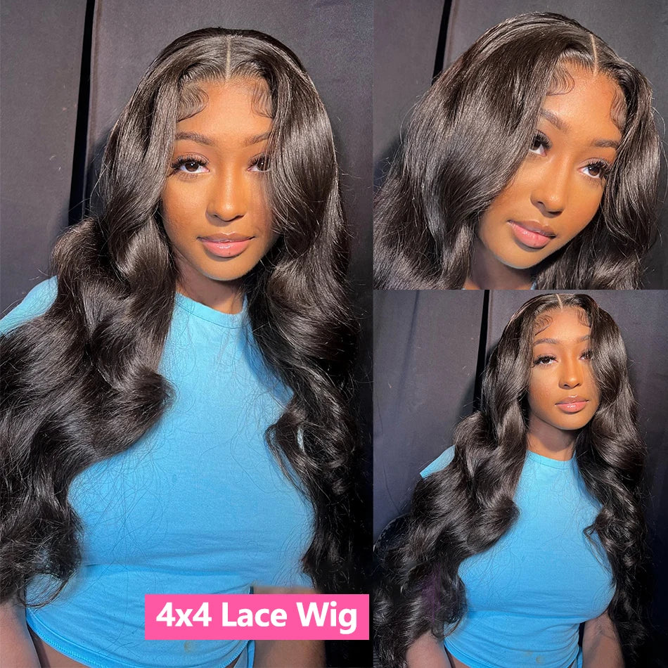 200 Density Body Wave Lace Front Wig | 13x4 13x6 360 Lace 5x5 HD Transparent Pre-Plucked Brazilian Human Hair