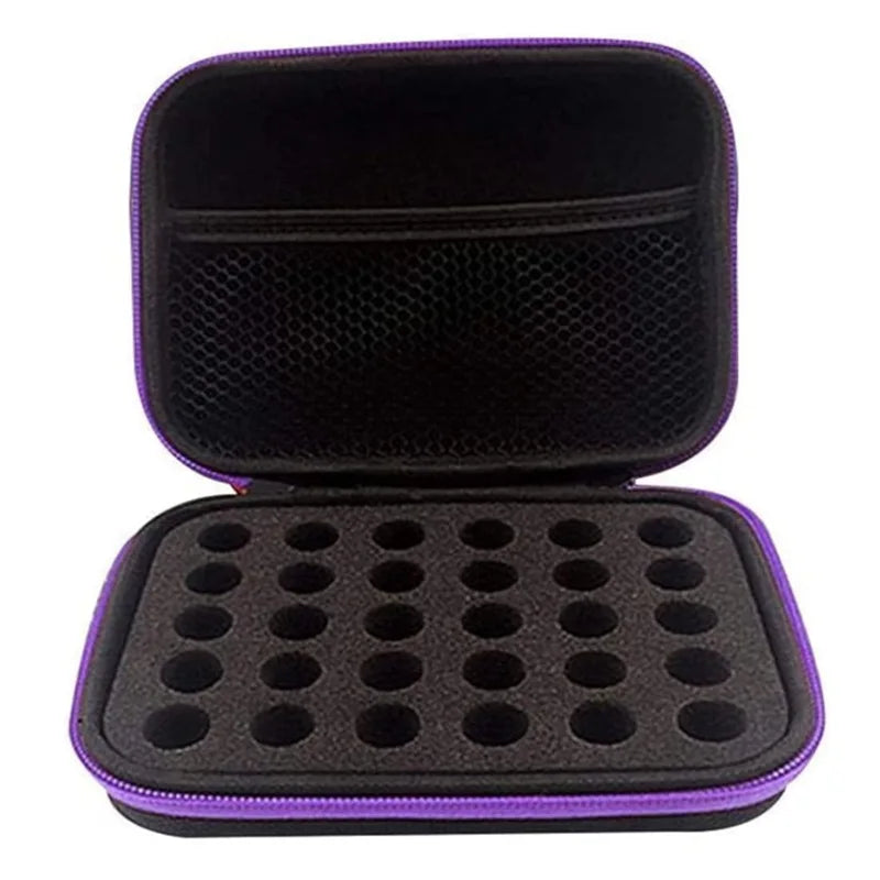 30-Grid Insulin Vial Storage Case – Portable Peptide Bottle Organizer for 1–3ml Vials