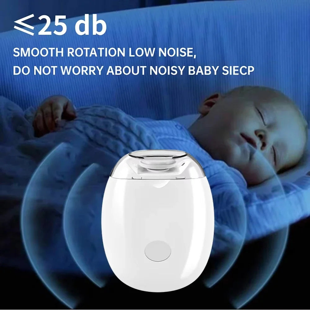 Safe Nails for the Whole Family — 2-in-1 Electric Nail Clipper & Grinder | LED Light, Anti-Pinch, 3 Speeds, Type-C Charging, Baby Safe