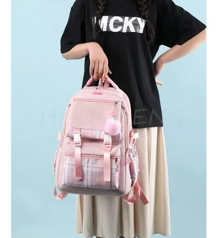 Capybara Print Women's Laptop Backpack – Large Capacity School Bag