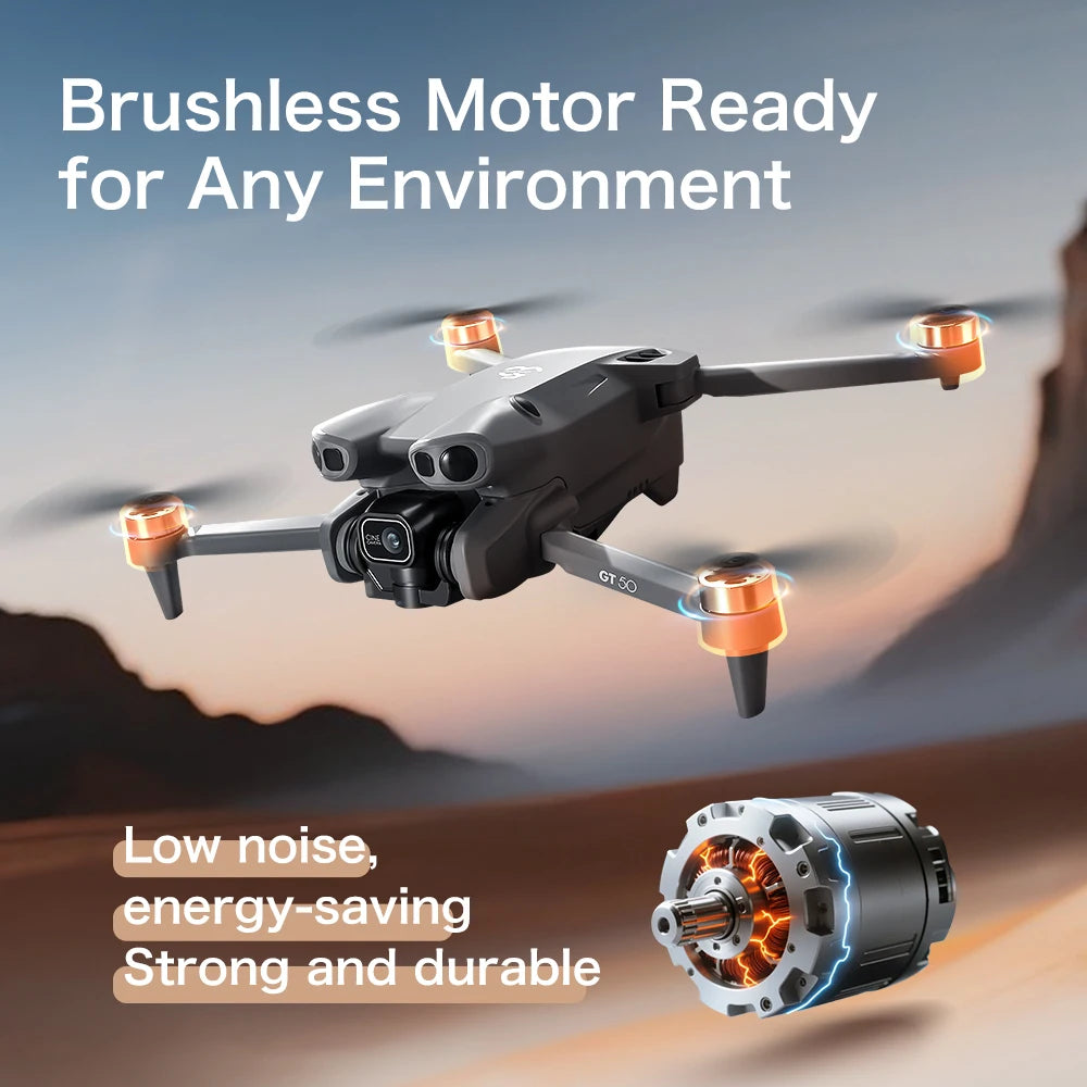 GT50 Camera Drone with Screen Remote & FPV
