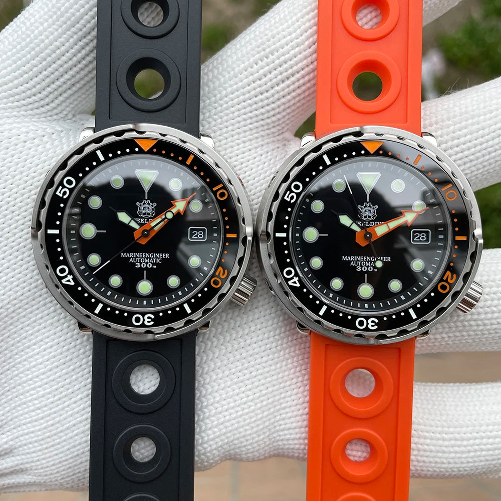 STEELDIVE SD1975C Tuna Can Dive Watch | 300M Waterproof NH35 Movement Ceramic Bezel
