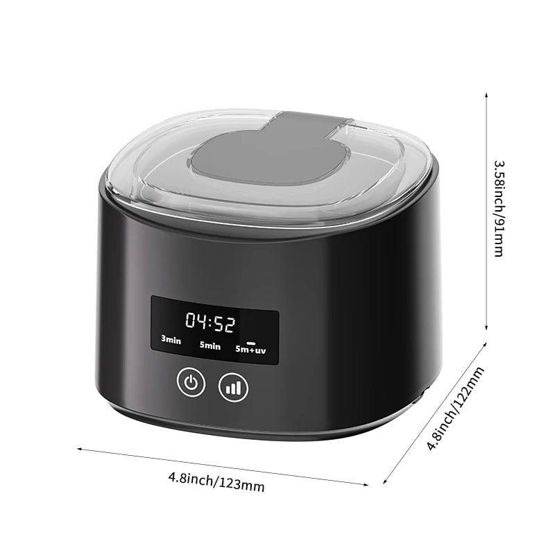 USB Electric Ultrasonic Cleaner – Denture, Retainer & Invisible Braces Cleaning Machine