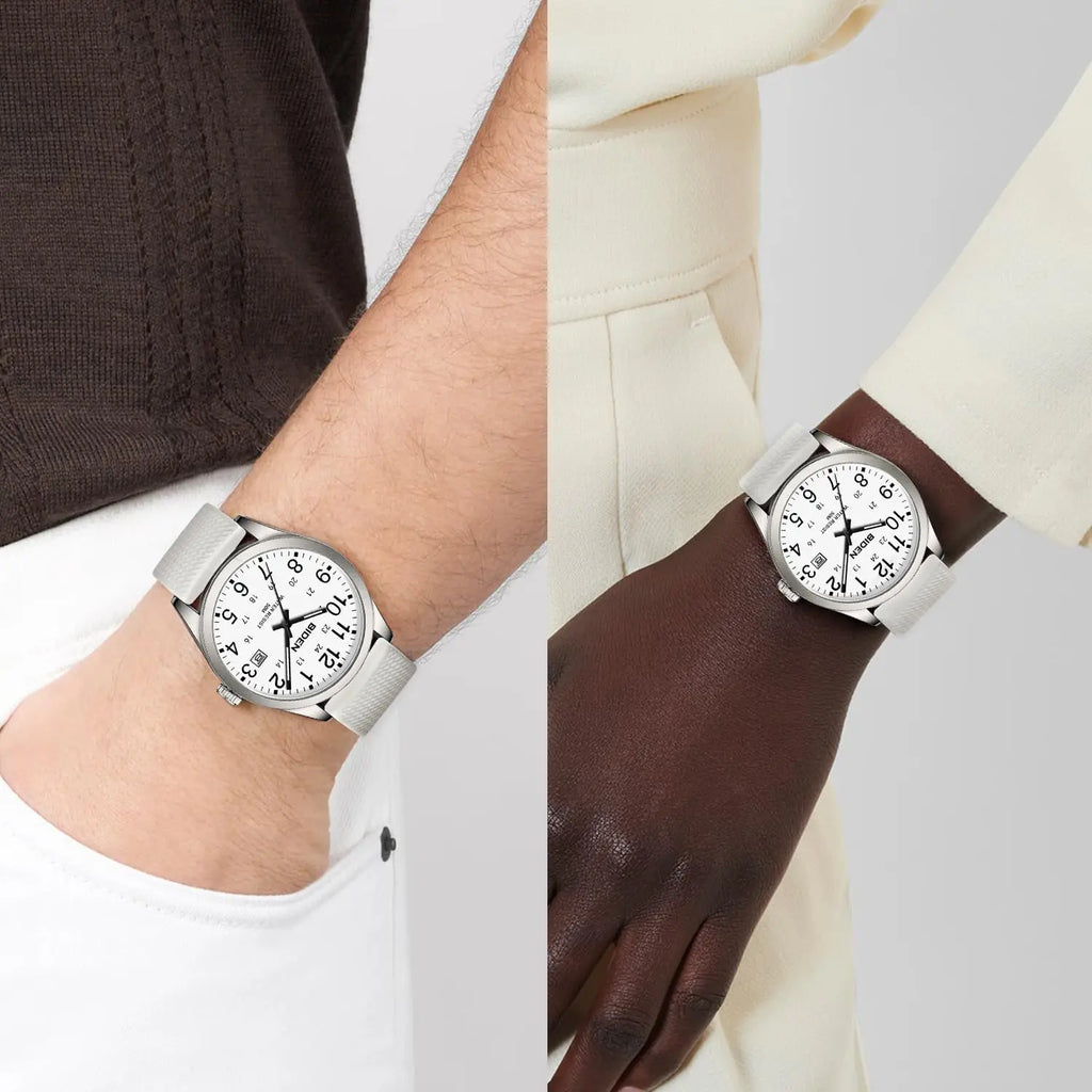 BIDEN Men's Waterproof Luminous Quartz Sports Watch