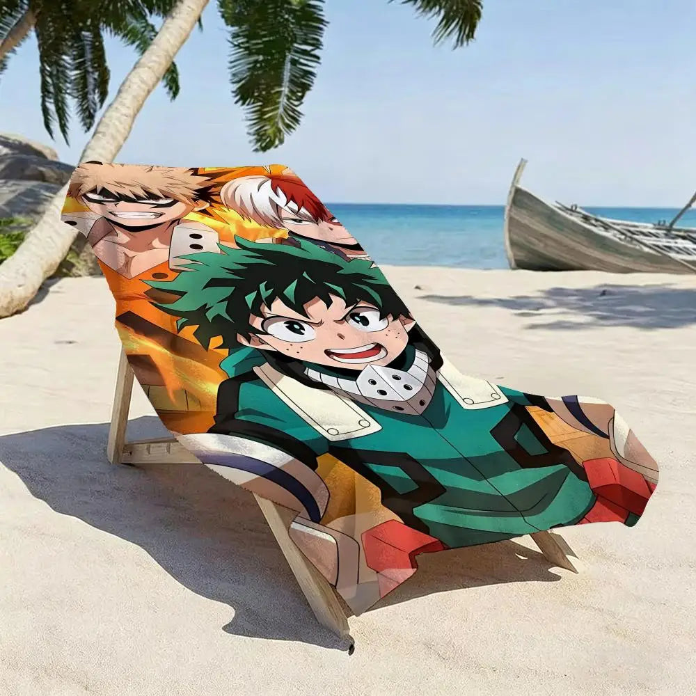 My Hero Academia Ultra-Soft Microfiber Towel – Bath & Beach, Five-Star Quality