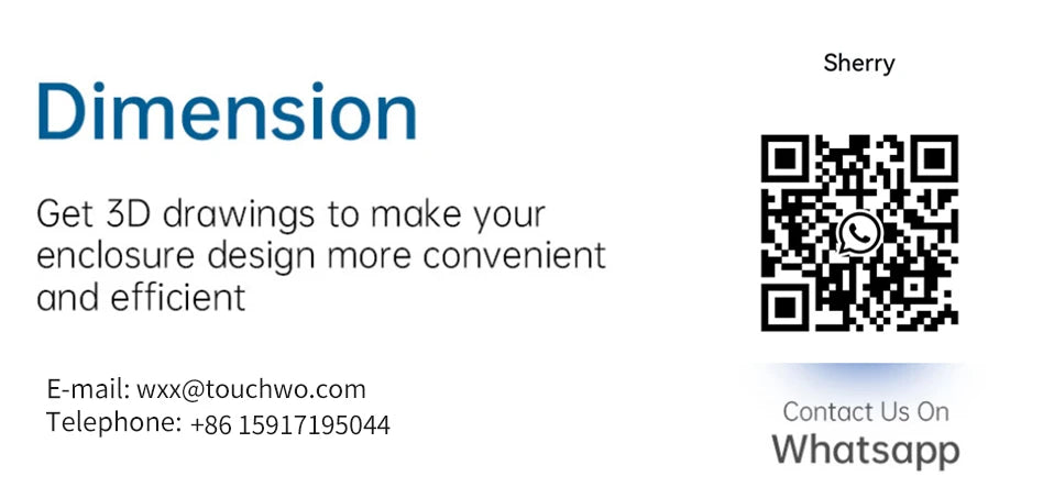 TouchWo Wall Mount Self-Service Kiosk AIO – 15.6"/21.5"/23.8", Android/Win 10/11, Checkout & Ordering