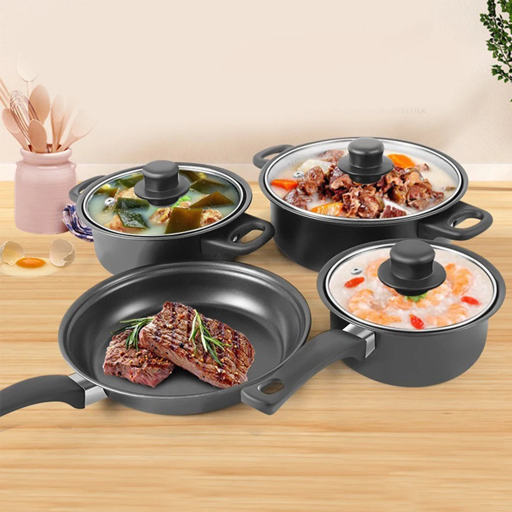 Nonstick Cookware Set – Pots, Frying Pan & Utensils