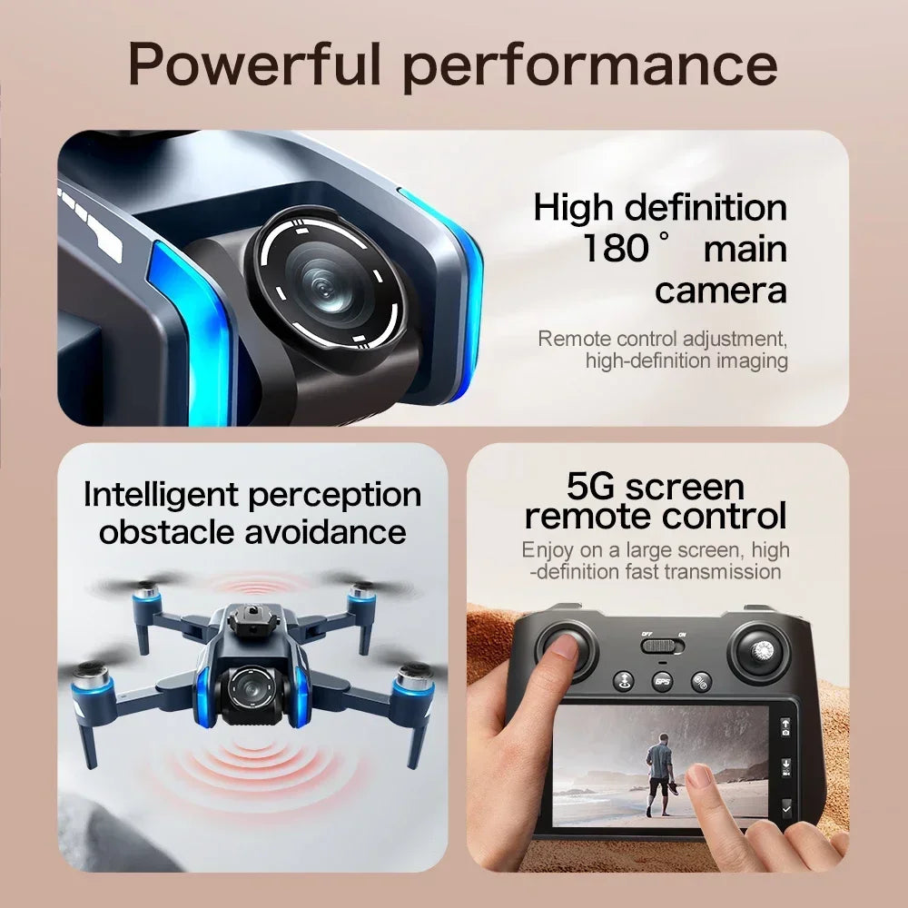 Original GPS XT808 Max Foldable RC Quadcopter Helicopter Brushless Motor Drone Professional+ HD Dual Camera 5G WIFI FPV Dron X