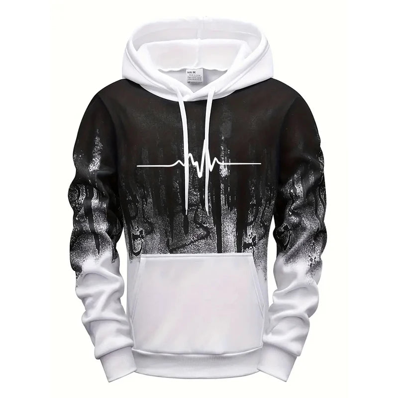 Men's High-Quality Hoodie & Sweatpants Set – Versatile Casual Comfort Daily Jogging Tracksuit
